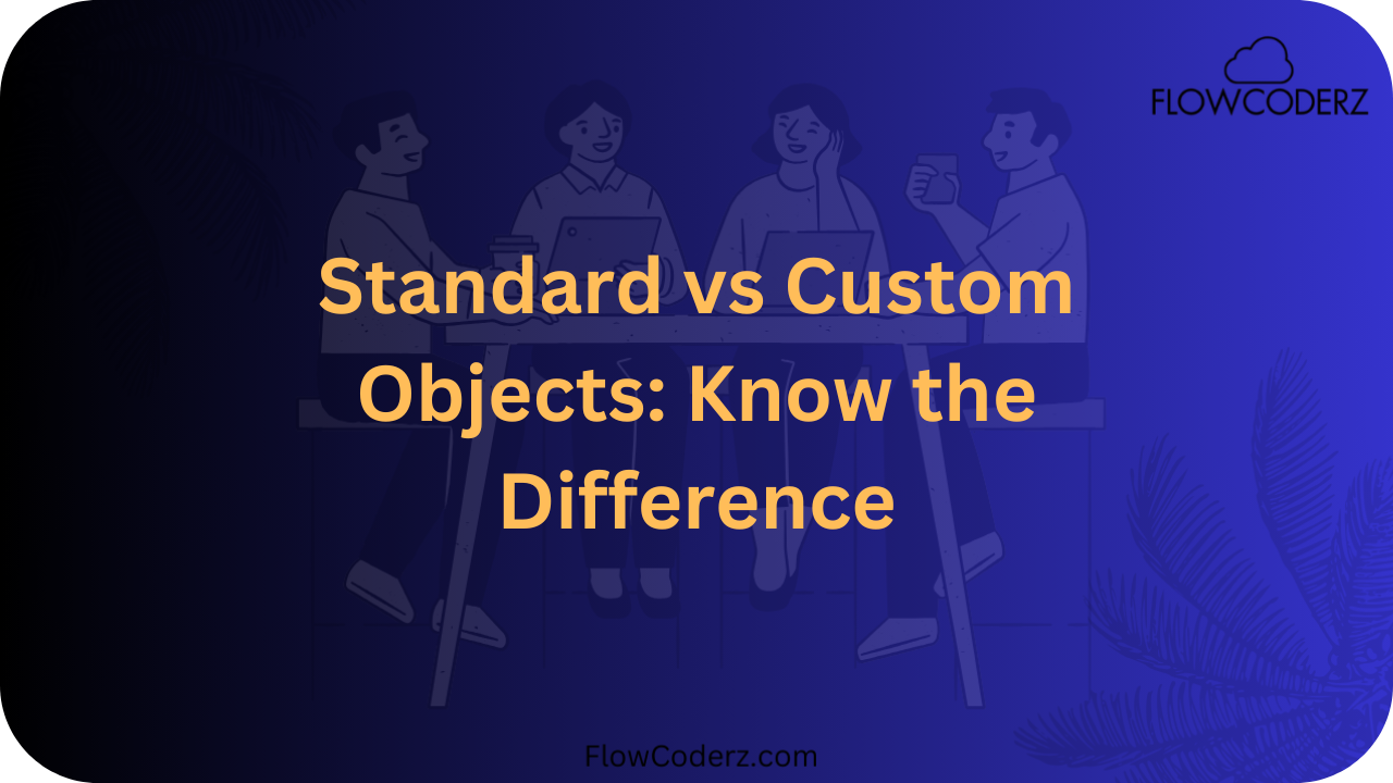 Standard and Custom Object Standard vs Custom Object